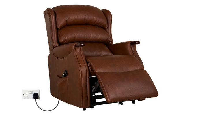 Celebrity Furniture Westbury Leather Single Motor Recliner
